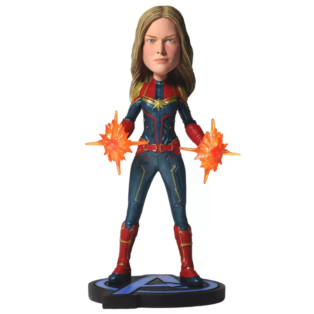 Avengers: Endgame Head Knocker Bobble-Head Captain Marvel 20 cm product photo