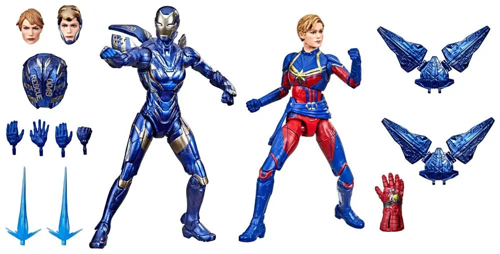 Avengers: Endgame Marvel Legends Action Figure 2021 Captain Marvel & Rescue Armor 15 cm termékfotó