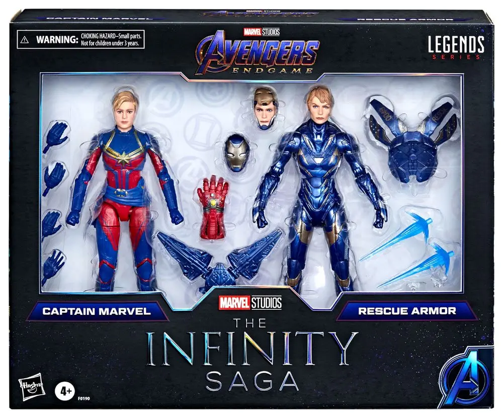 Avengers: Endgame Marvel Legends Action Figure 2021 Captain Marvel & Rescue Armor 15 cm termékfotó