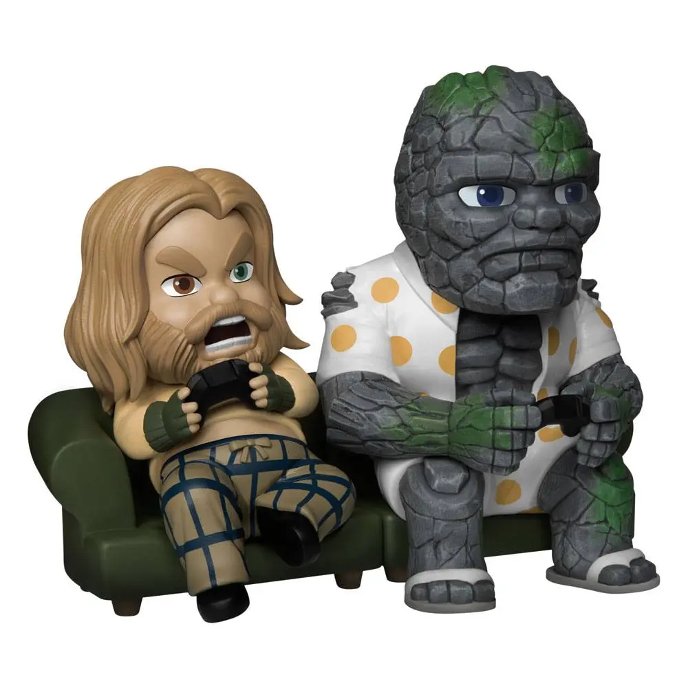 Avengers: Endgame Mini Egg Attack Figure Bro Thor &amp; Korg Game Time heo EMEA Exclusive 8 cm product photo
