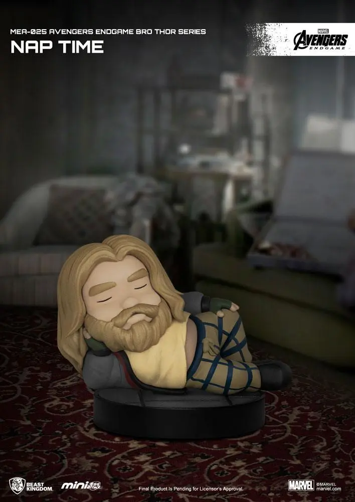 Avengers: Endgame Mini Egg Attack Figure Bro Thor Series Nap time 8 cm product photo