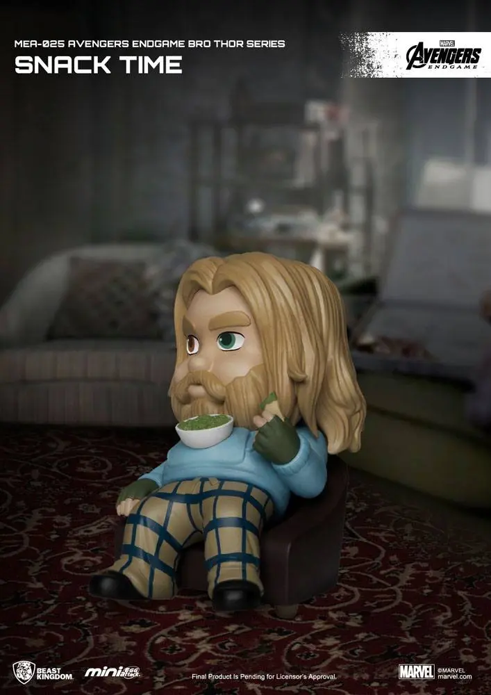 Avengers: Endgame Mini Egg Attack Figure Bro Thor Series Snack time 8 cm product photo