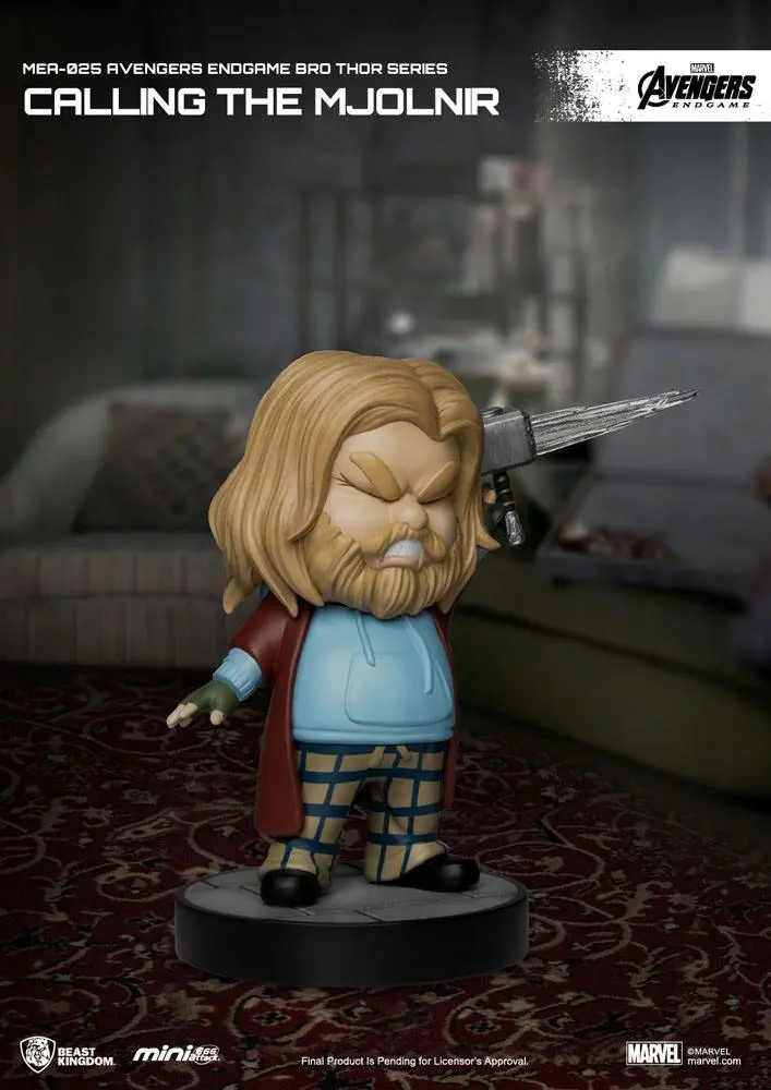 Avengers: Endgame Mini Egg Attack Figure Bro Thor Series Calling the Mjolnir 8 cm product photo