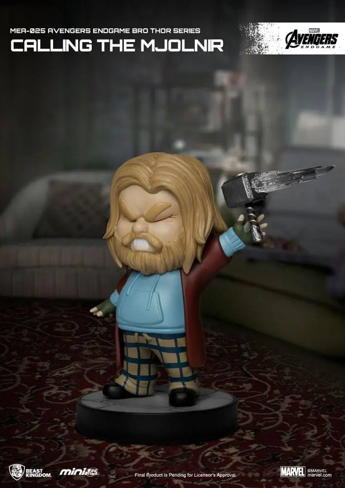 Avengers: Endgame Mini Egg Attack Figure Bro Thor Series Calling the Mjolnir 8 cm product photo