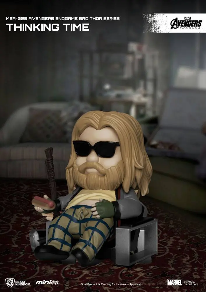 Avengers: Endgame Mini Egg Attack Figure Bro Thor Series Thinking time 8 cm product photo