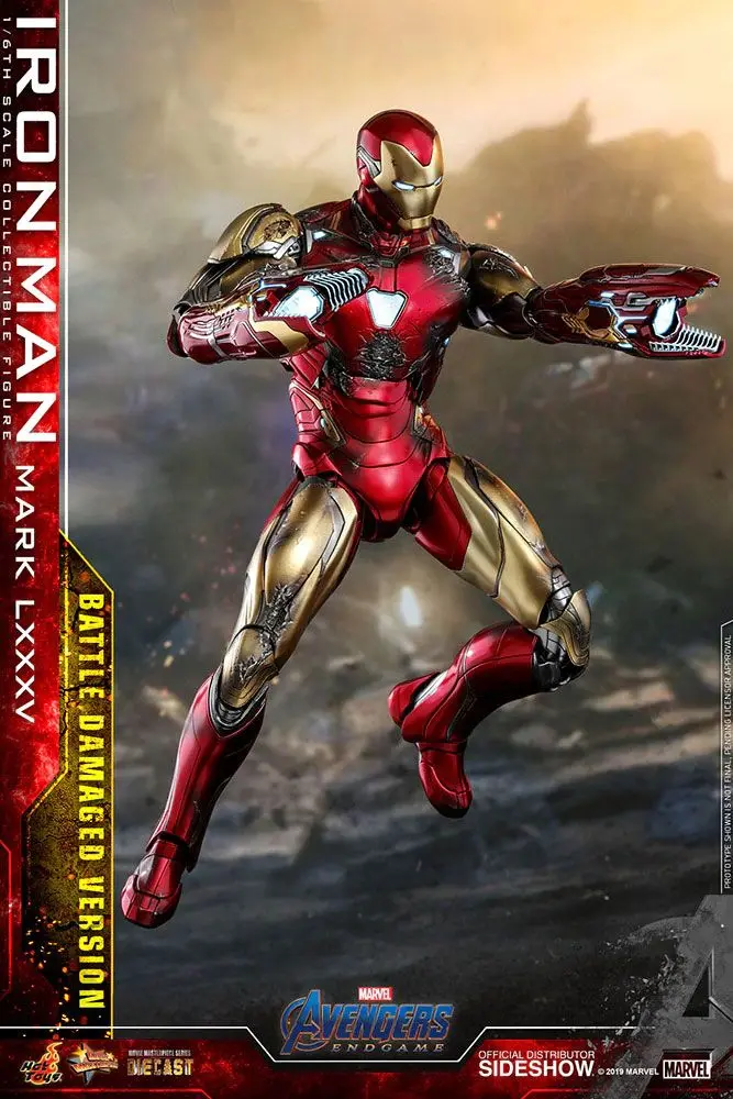 Avengers: Endgame MMS Diecast Action Figure 1/6 Iron Man Mark LXXXV Battle Damaged Ver. 32 cm product photo