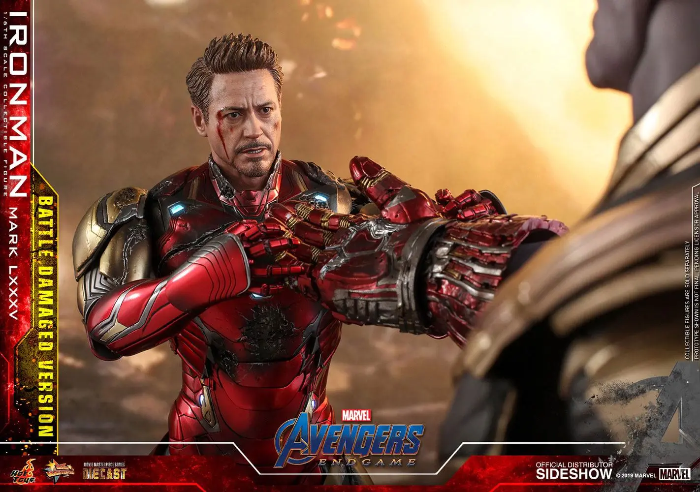Avengers: Endgame MMS Diecast Action Figure 1/6 Iron Man Mark LXXXV Battle Damaged Ver. 32 cm product photo