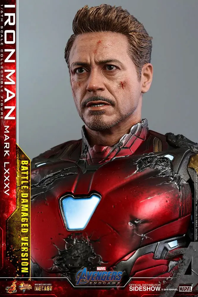 Avengers: Endgame MMS Diecast Action Figure 1/6 Iron Man Mark LXXXV Battle Damaged Ver. 32 cm product photo