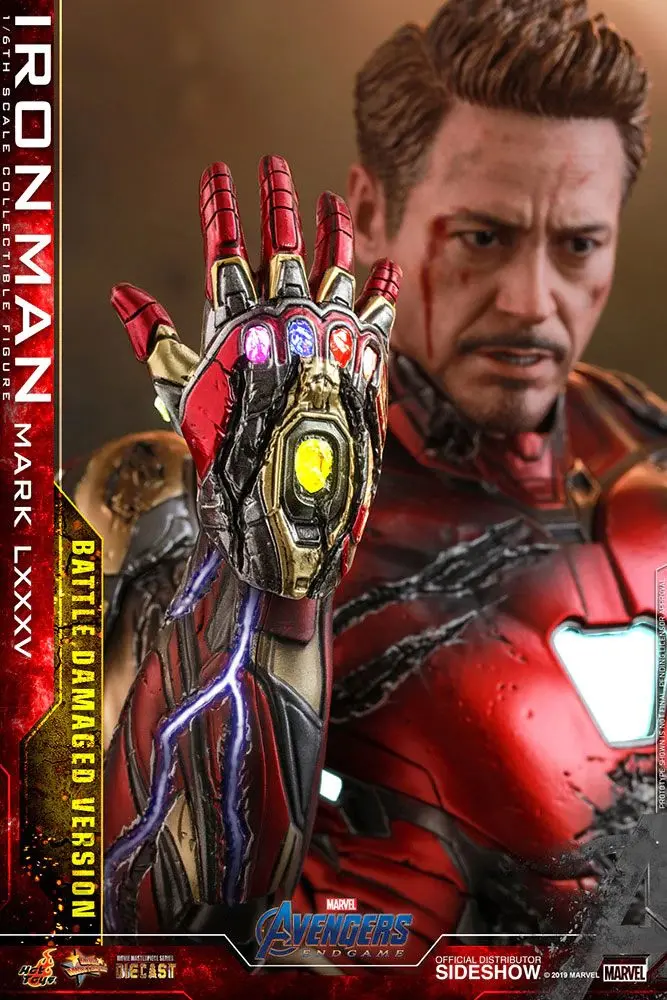 Avengers: Endgame MMS Diecast Action Figure 1/6 Iron Man Mark LXXXV Battle Damaged Ver. 32 cm product photo