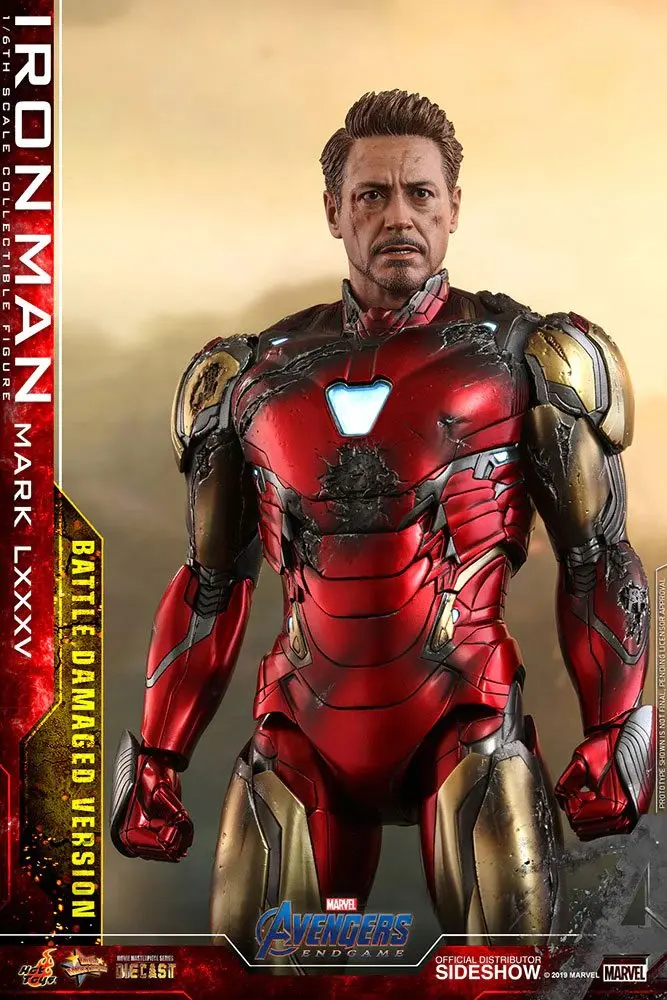 Avengers: Endgame MMS Diecast Action Figure 1/6 Iron Man Mark LXXXV Battle Damaged Ver. 32 cm product photo