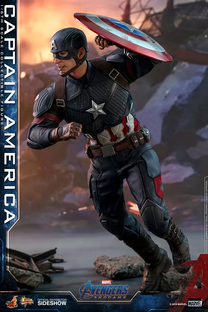 Avengers: Endgame Movie Masterpiece Action Figure 1/6 Captain America 31 cm product photo