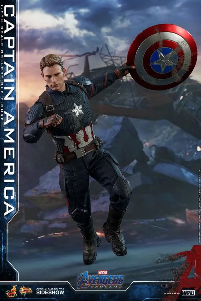 Avengers: Endgame Movie Masterpiece Action Figure 1/6 Captain America 31 cm product photo