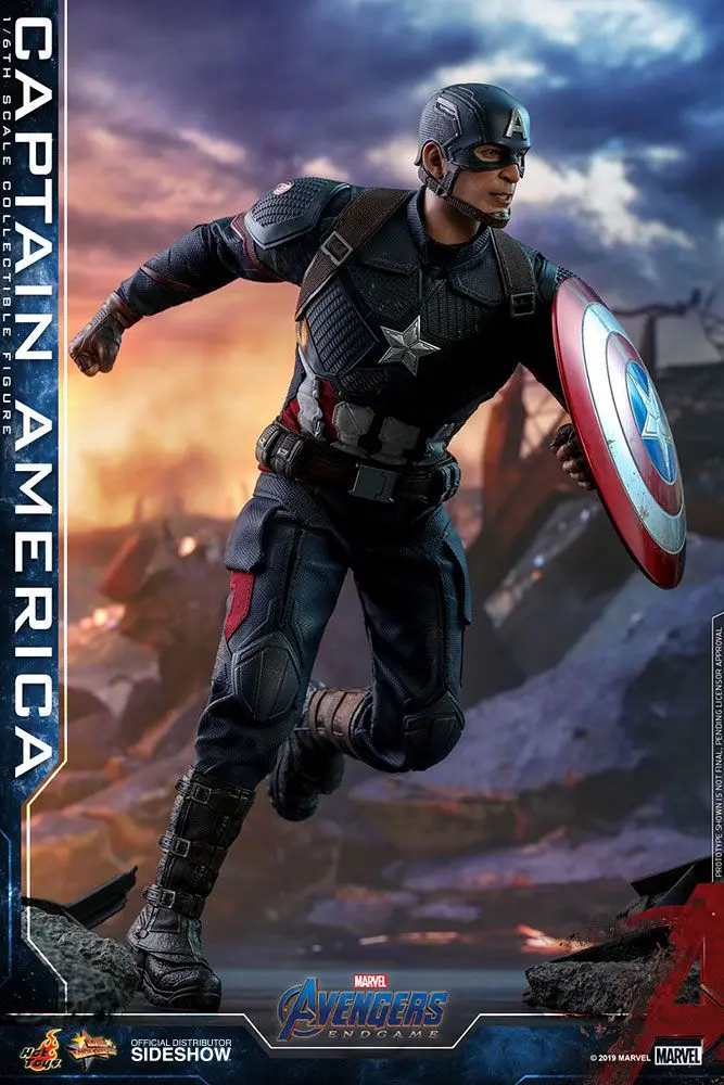 Avengers: Endgame Movie Masterpiece Action Figure 1/6 Captain America 31 cm product photo