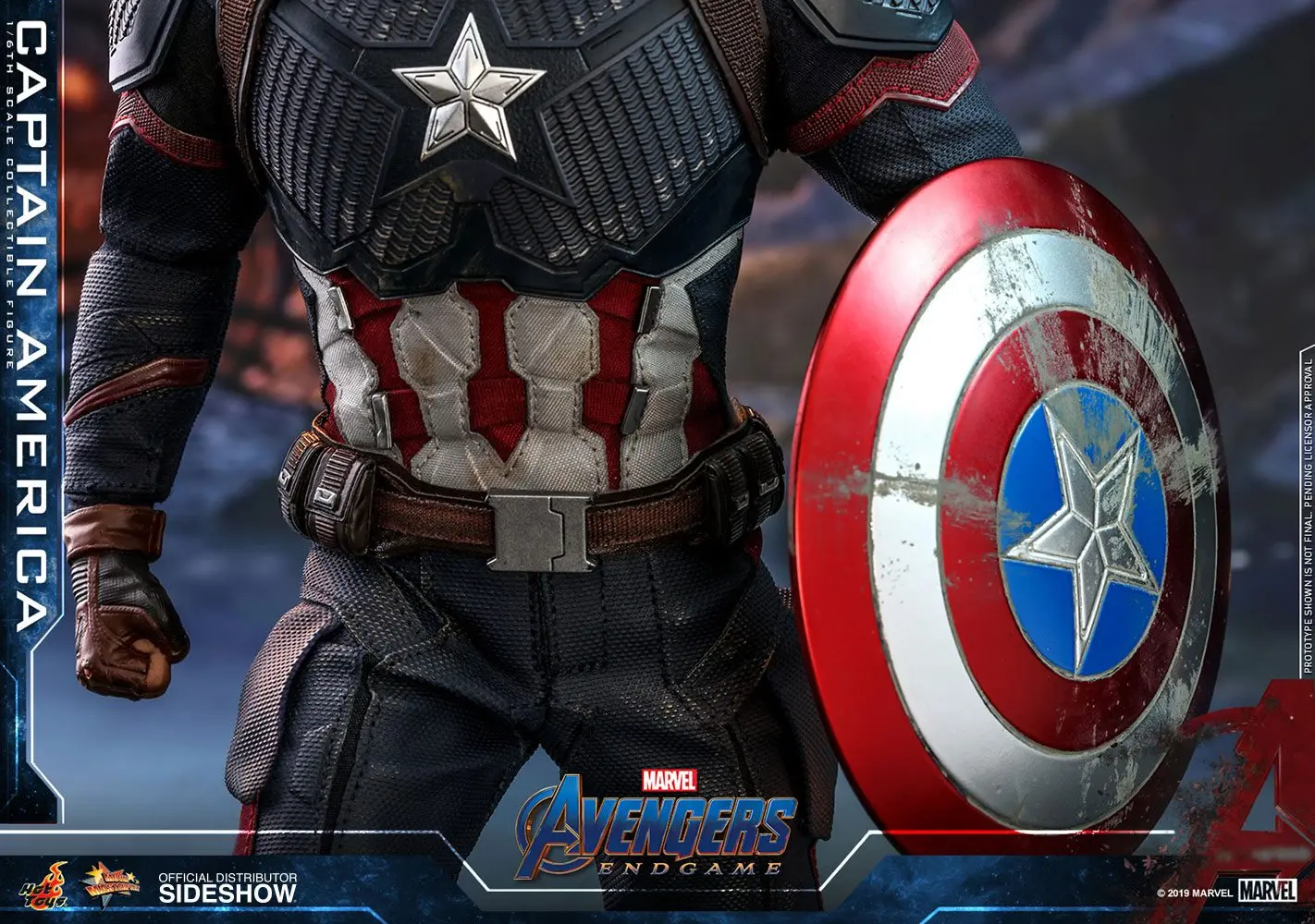 Avengers: Endgame Movie Masterpiece Action Figure 1/6 Captain America 31 cm product photo