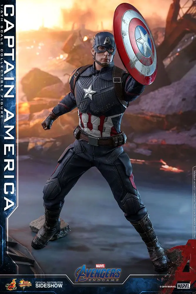 Avengers: Endgame Movie Masterpiece Action Figure 1/6 Captain America 31 cm product photo