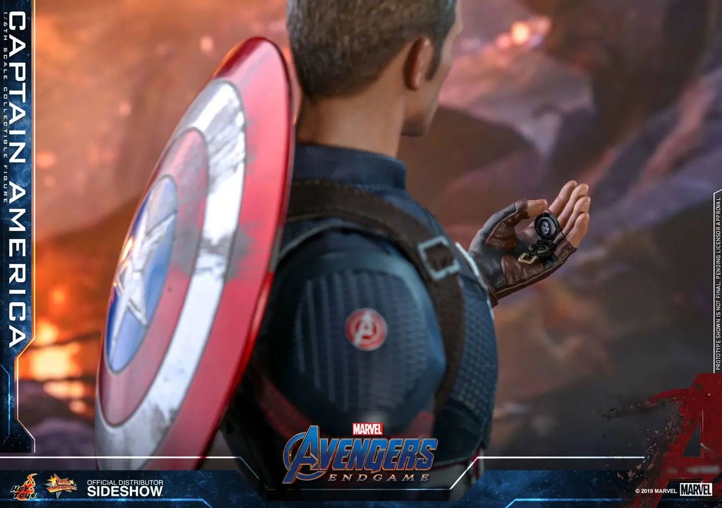Avengers: Endgame Movie Masterpiece Action Figure 1/6 Captain America 31 cm product photo