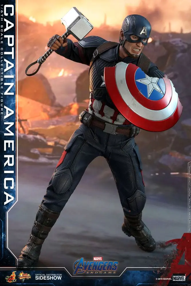 Avengers: Endgame Movie Masterpiece Action Figure 1/6 Captain America 31 cm product photo