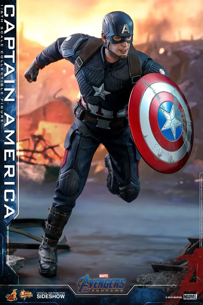 Avengers: Endgame Movie Masterpiece Action Figure 1/6 Captain America 31 cm product photo
