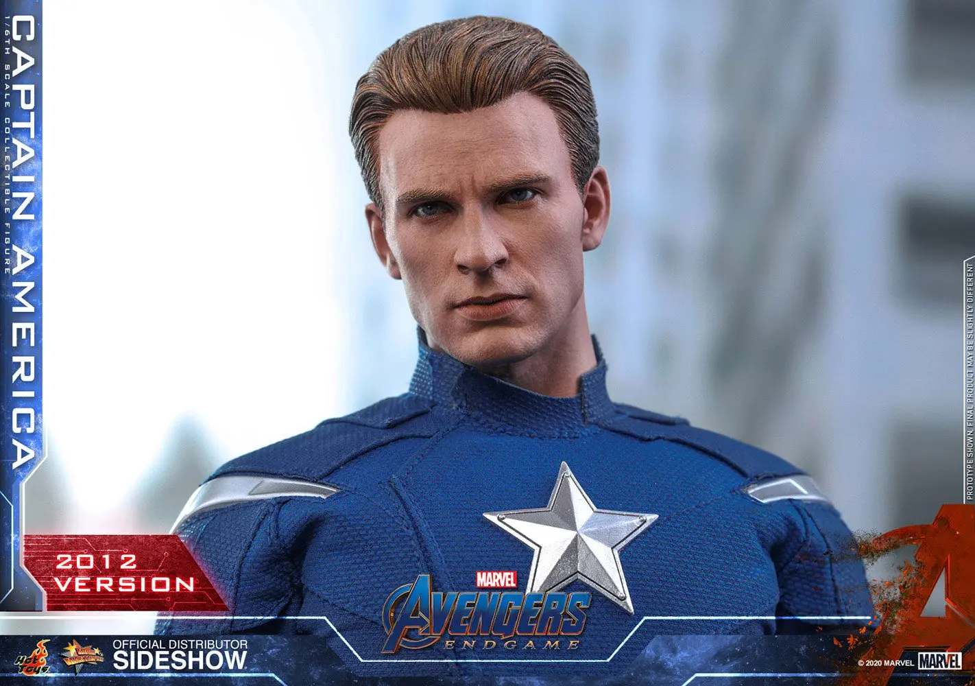 Avengers: Endgame Movie Masterpiece Action Figure 1/6 Captain America (2012 Version) 30 cm product photo
