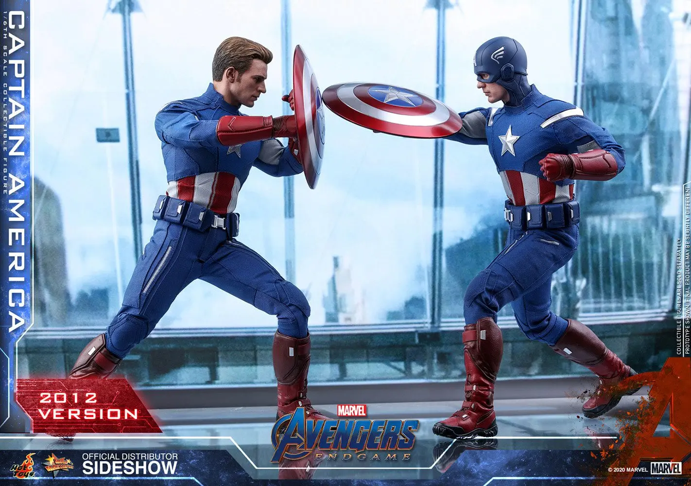 Avengers: Endgame Movie Masterpiece Action Figure 1/6 Captain America (2012 Version) 30 cm product photo