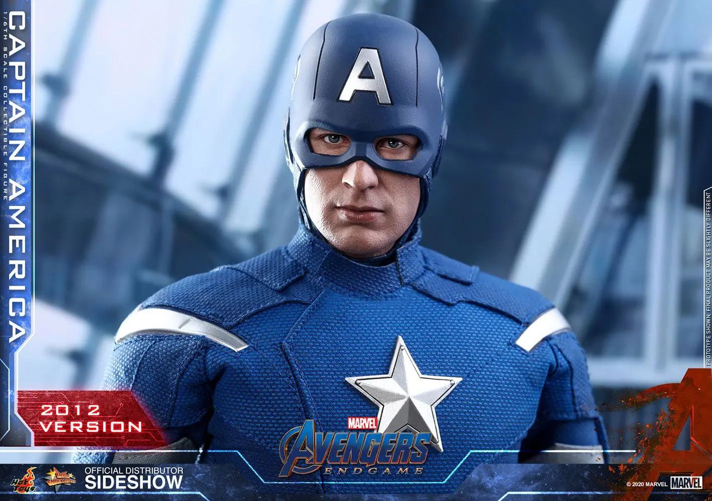 Avengers: Endgame Movie Masterpiece Action Figure 1/6 Captain America (2012 Version) 30 cm product photo