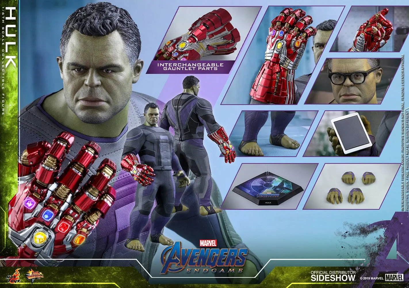 Avengers: Endgame Movie Masterpiece Action Figure 1/6 Hulk 39 cm product photo