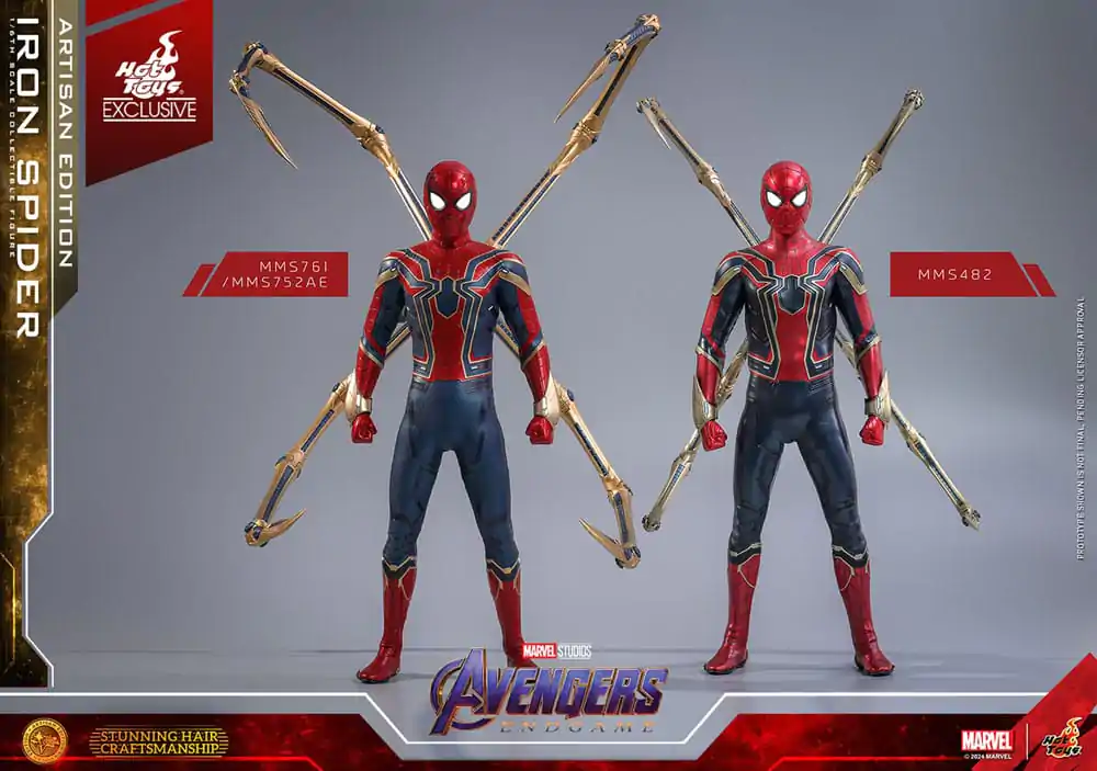 Avengers: Endgame Movie Masterpiece Action Figure 1/6 Iron Spider Artisan Edition 28 cm product photo
