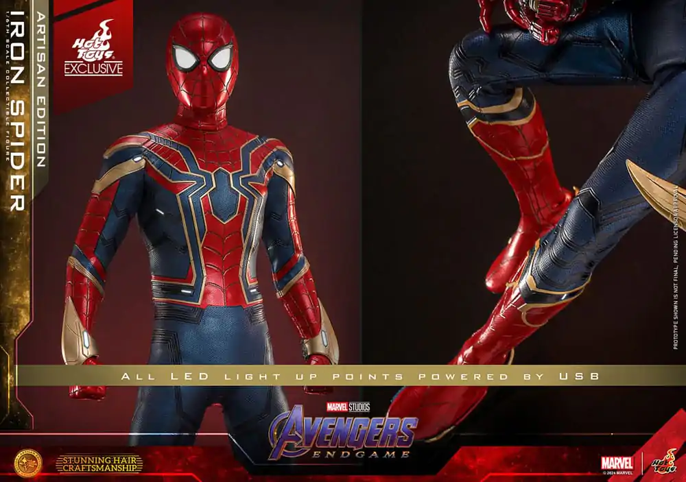 Avengers: Endgame Movie Masterpiece Action Figure 1/6 Iron Spider Artisan Edition 28 cm product photo