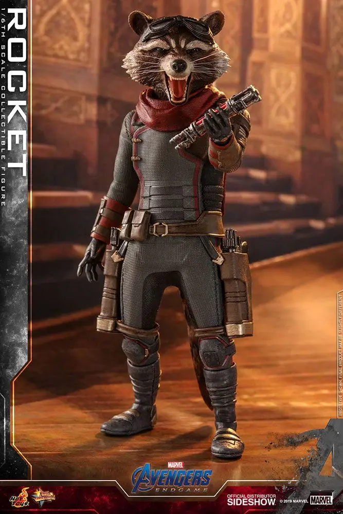 Avengers: Endgame Movie Masterpiece Action Figure 1/6 Rocket 16 cm product photo