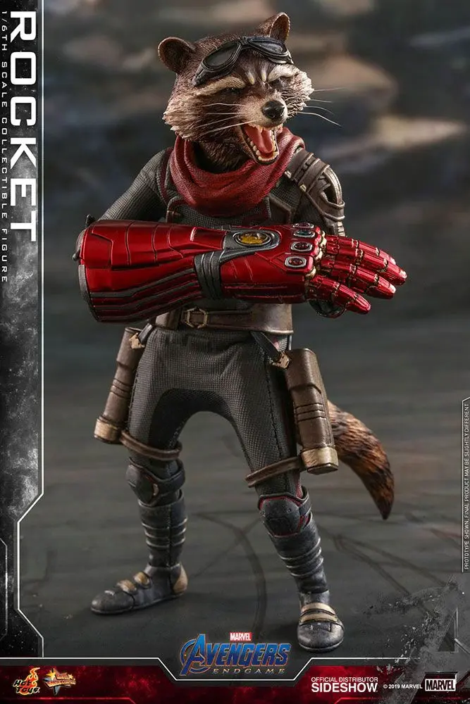 Avengers: Endgame Movie Masterpiece Action Figure 1/6 Rocket 16 cm product photo