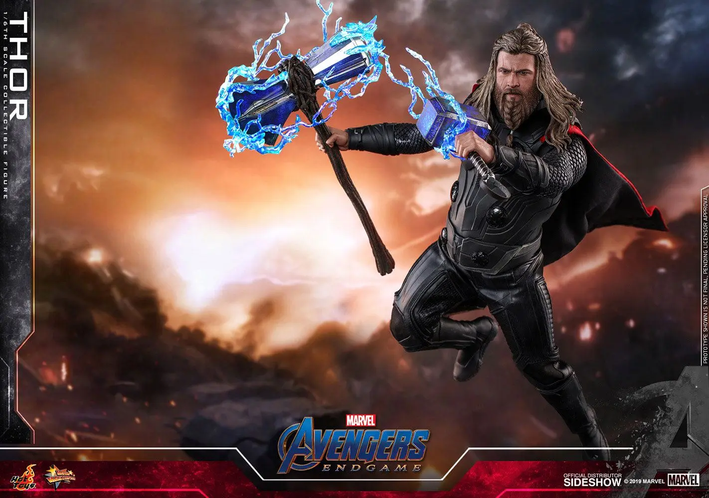 Avengers: Endgame Movie Masterpiece Action Figure 1/6 Thor 32 cm product photo