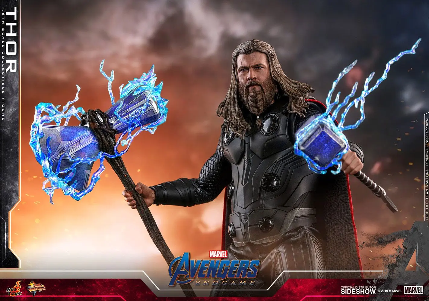 Avengers: Endgame Movie Masterpiece Action Figure 1/6 Thor 32 cm product photo