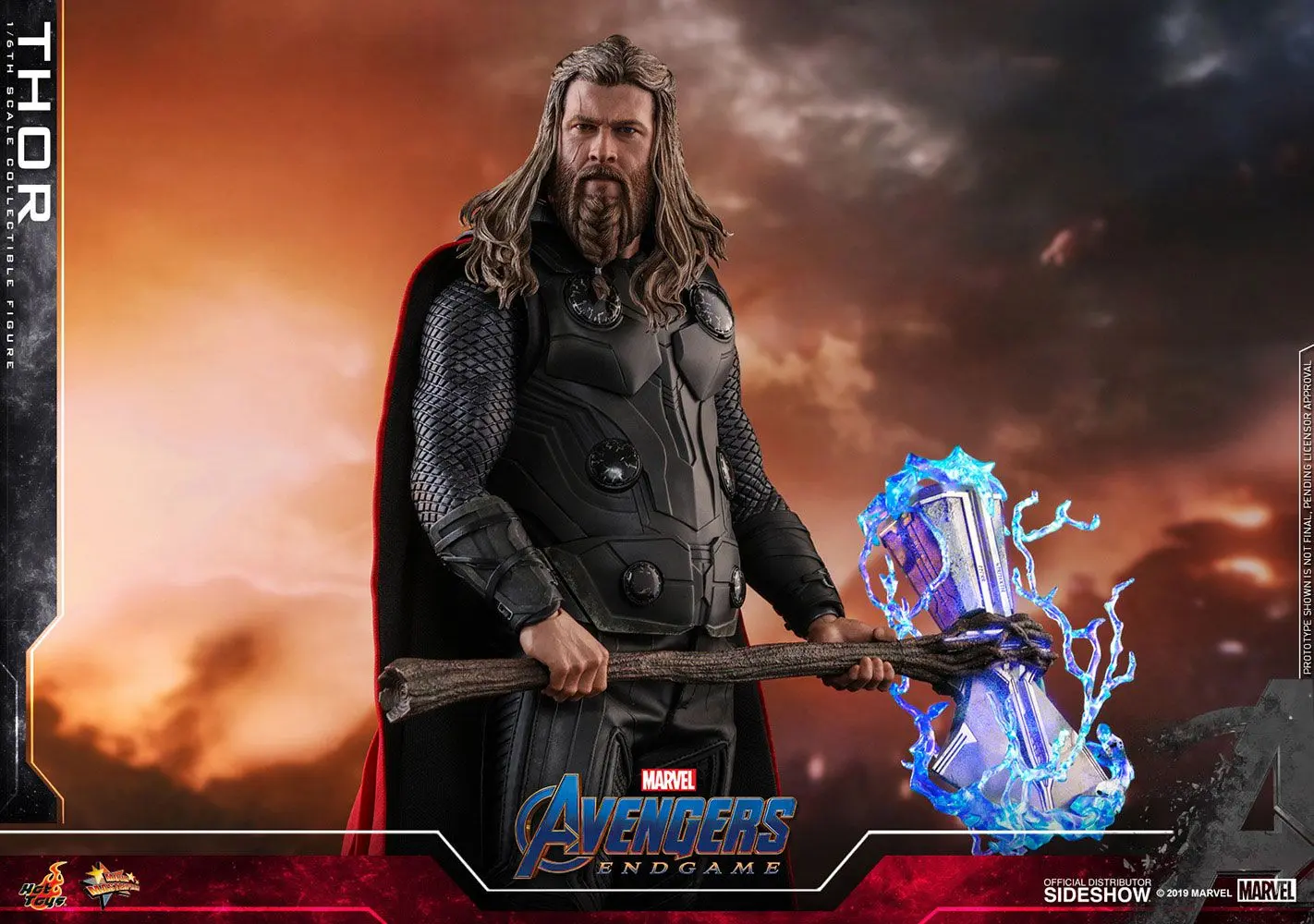 Avengers: Endgame Movie Masterpiece Action Figure 1/6 Thor 32 cm product photo