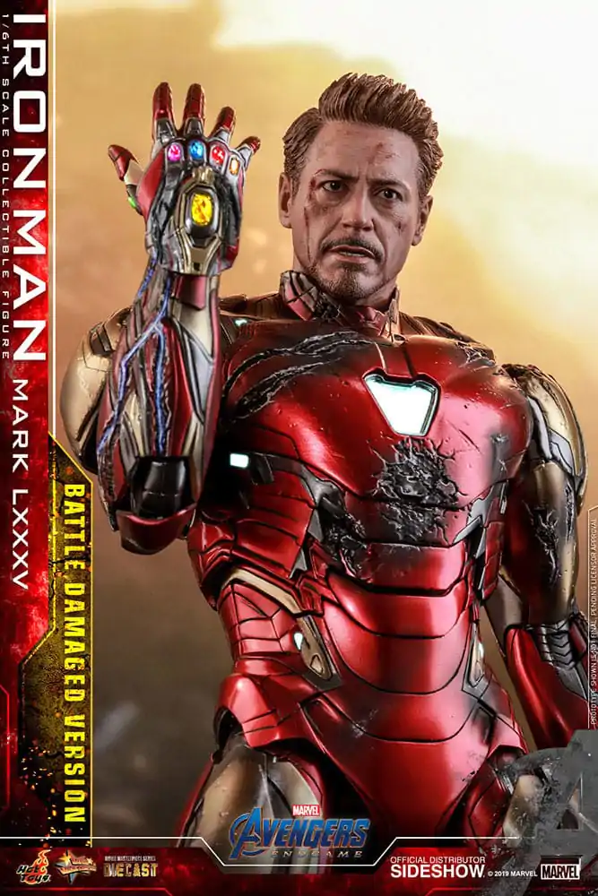 Avengers: Endgame Movie Masterpiece Diecast Action Figure 1/6 Iron Man Mark LXXXV (Battle Damaged Version) Special Edition 32 cm product photo
