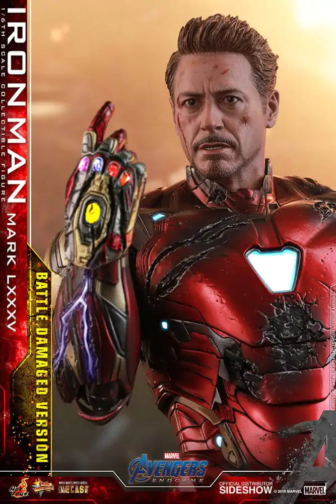 Avengers: Endgame Movie Masterpiece Diecast Action Figure 1/6 Iron Man Mark LXXXV (Battle Damaged Version) Special Edition 32 cm product photo