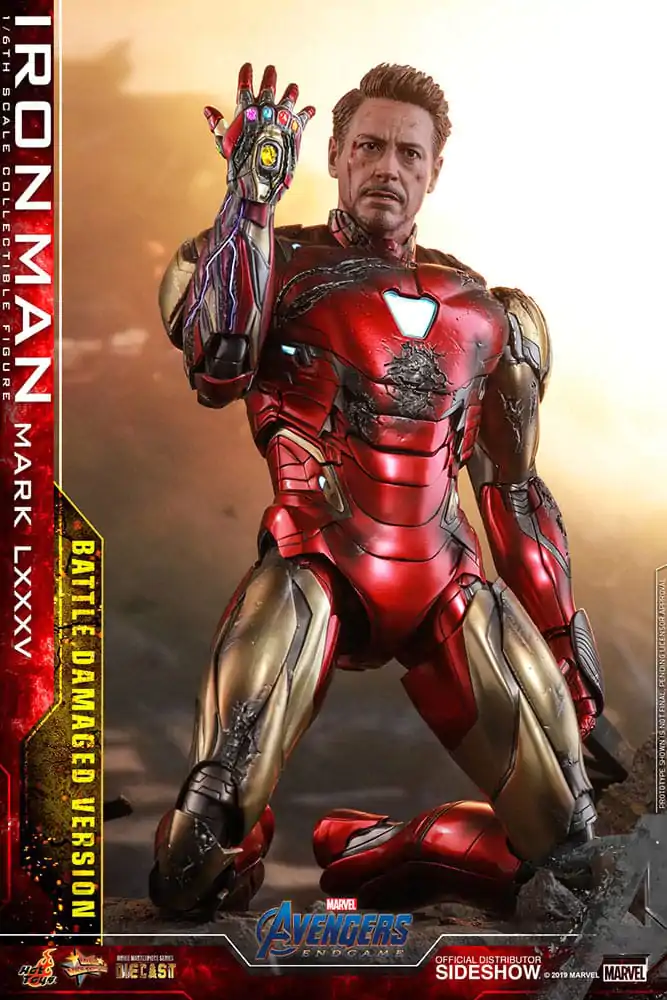 Avengers: Endgame Movie Masterpiece Diecast Action Figure 1/6 Iron Man Mark LXXXV (Battle Damaged Version) Special Edition 32 cm product photo