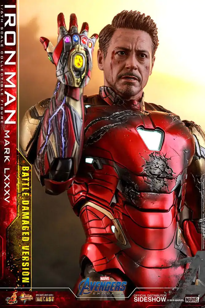 Avengers: Endgame Movie Masterpiece Diecast Action Figure 1/6 Iron Man Mark LXXXV (Battle Damaged Version) Special Edition 32 cm product photo