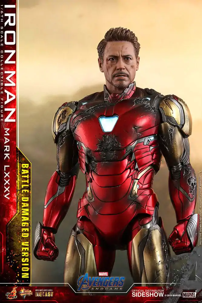 Avengers: Endgame Movie Masterpiece Diecast Action Figure 1/6 Iron Man Mark LXXXV (Battle Damaged Version) Special Edition 32 cm product photo