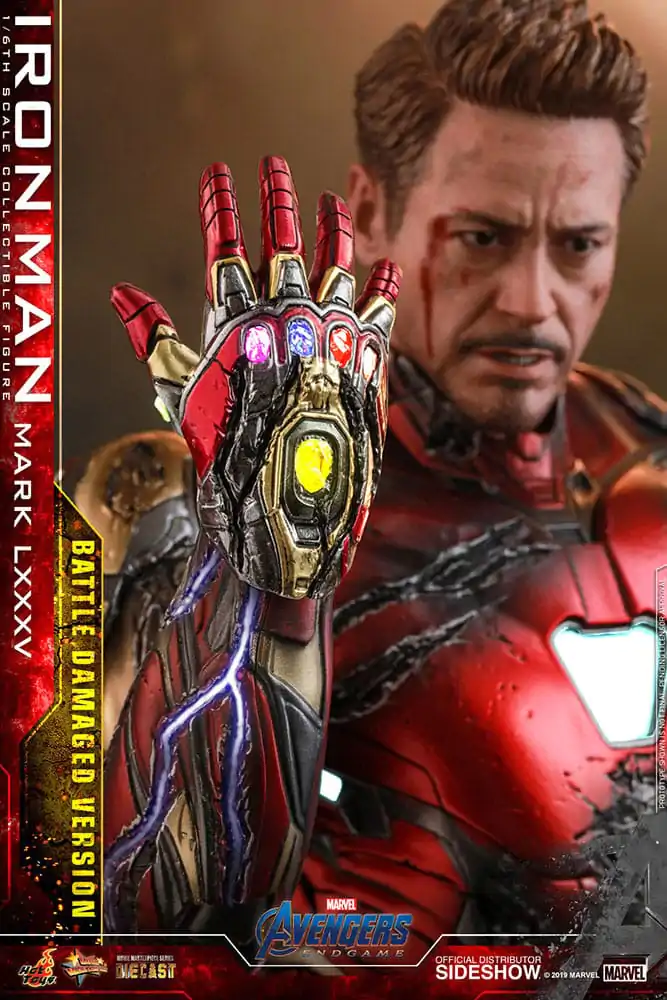 Avengers: Endgame Movie Masterpiece Diecast Action Figure 1/6 Iron Man Mark LXXXV (Battle Damaged Version) Special Edition 32 cm product photo