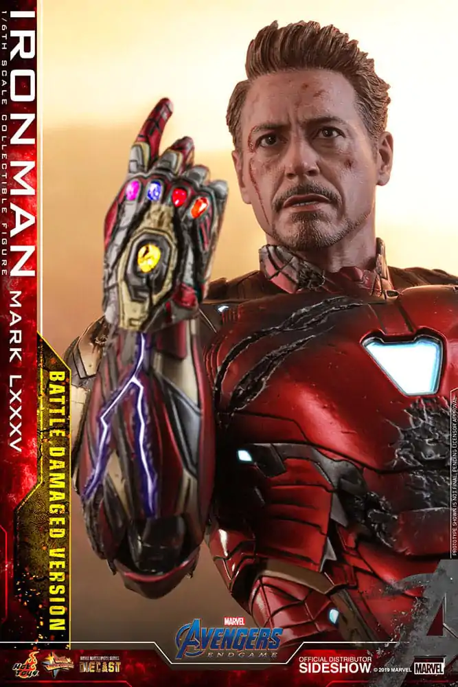 Avengers: Endgame Movie Masterpiece Diecast Action Figure 1/6 Iron Man Mark LXXXV (Battle Damaged Version) Special Edition 32 cm product photo