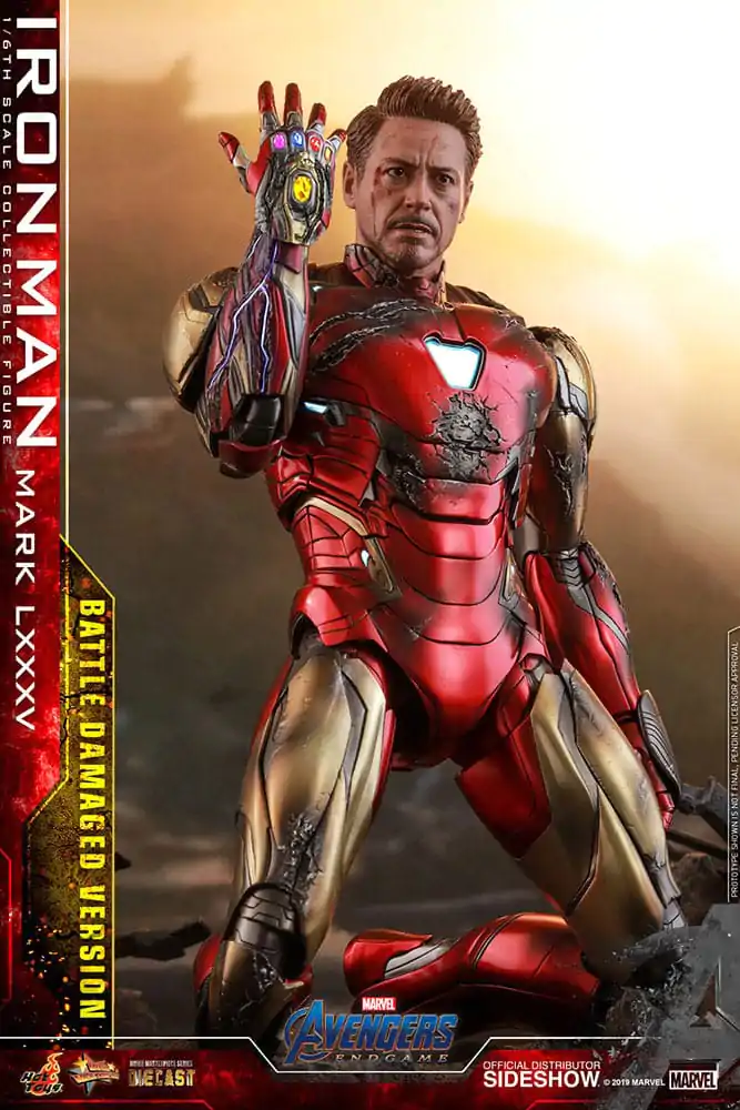 Avengers: Endgame Movie Masterpiece Diecast Action Figure 1/6 Iron Man Mark LXXXV (Battle Damaged Version) Special Edition 32 cm product photo