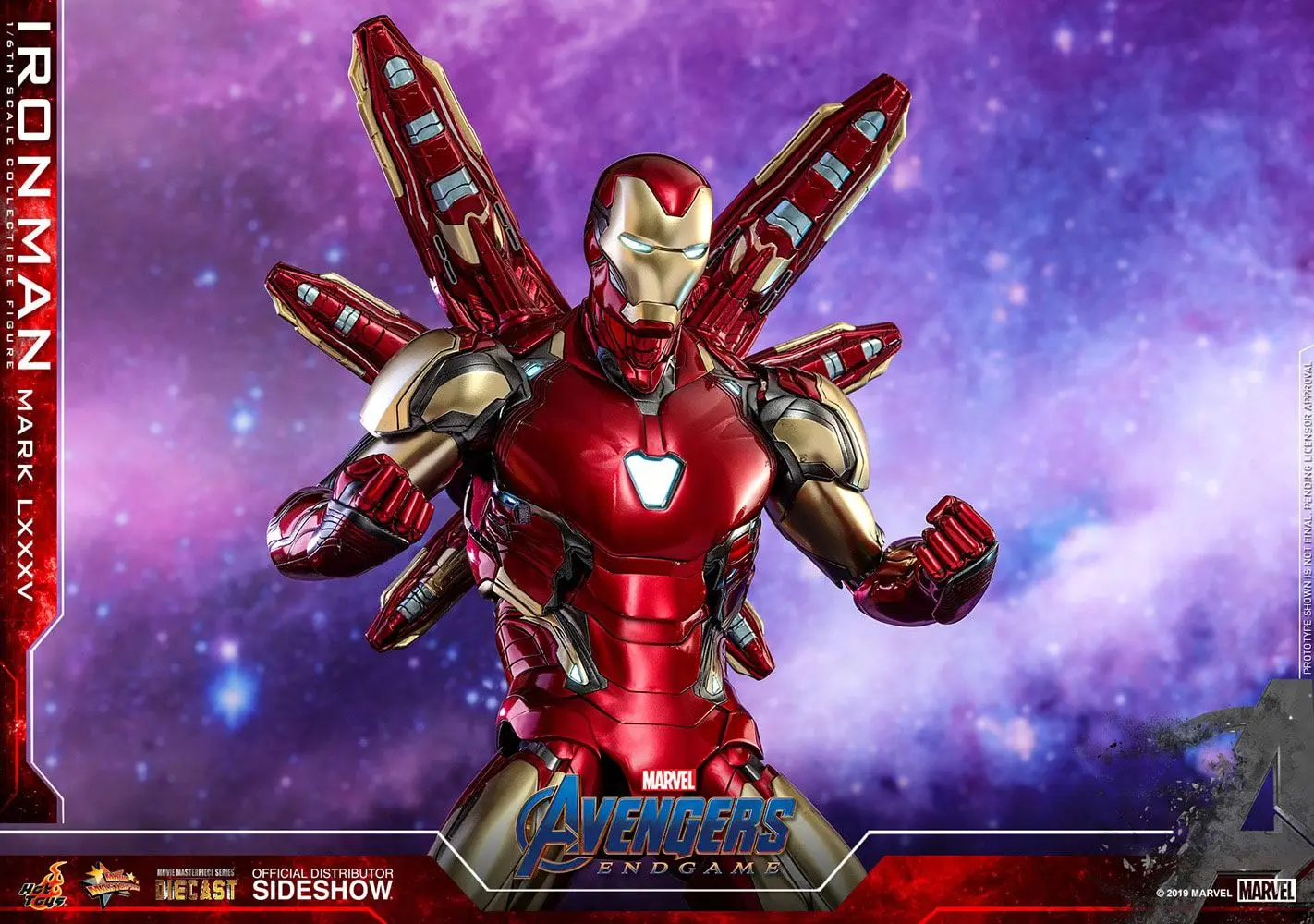 Avengers: Endgame Movie Masterpiece Series Diecast Action Figure 1/6 Iron Man Mark LXXXV 32 cm termékfotó