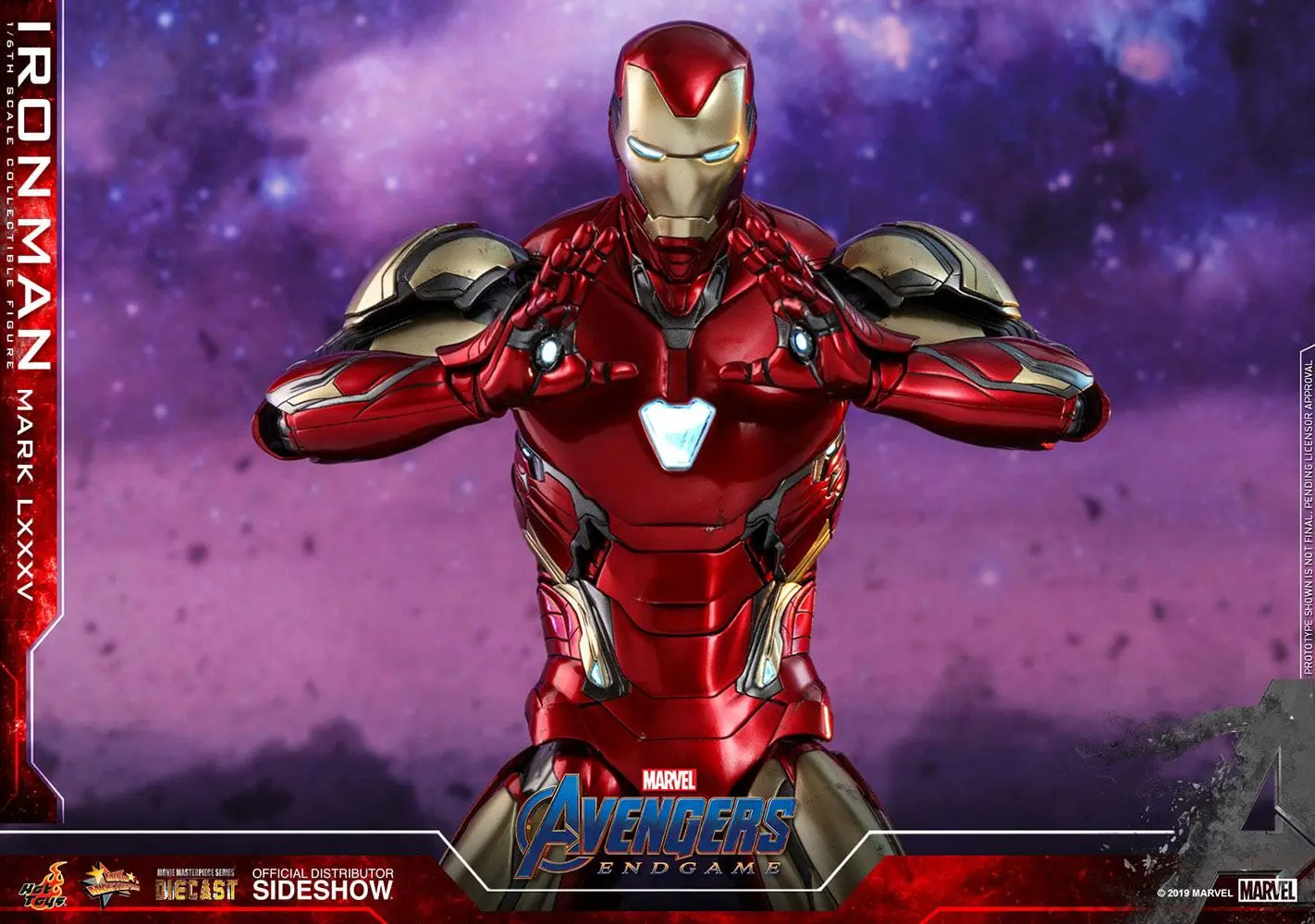 Avengers: Endgame Movie Masterpiece Series Diecast Action Figure 1/6 Iron Man Mark LXXXV 32 cm termékfotó