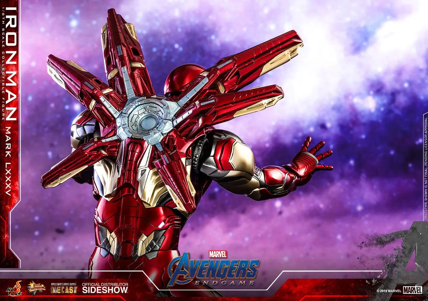 Avengers: Endgame Movie Masterpiece Series Diecast Action Figure 1/6 Iron Man Mark LXXXV 32 cm termékfotó