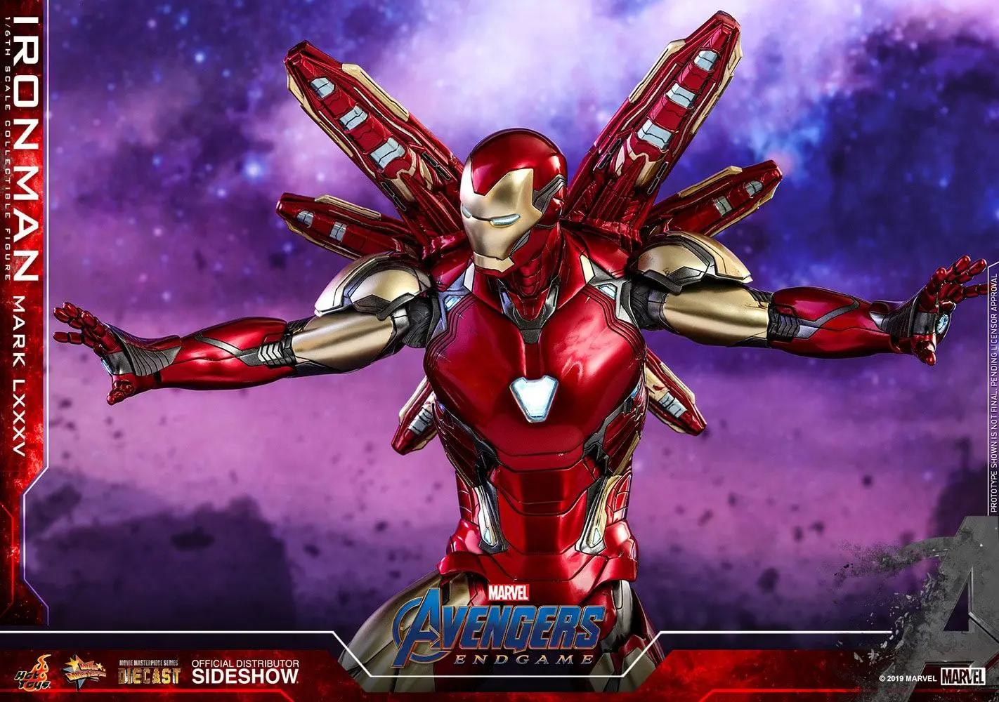 Avengers: Endgame Movie Masterpiece Series Diecast Action Figure 1/6 Iron Man Mark LXXXV 32 cm termékfotó