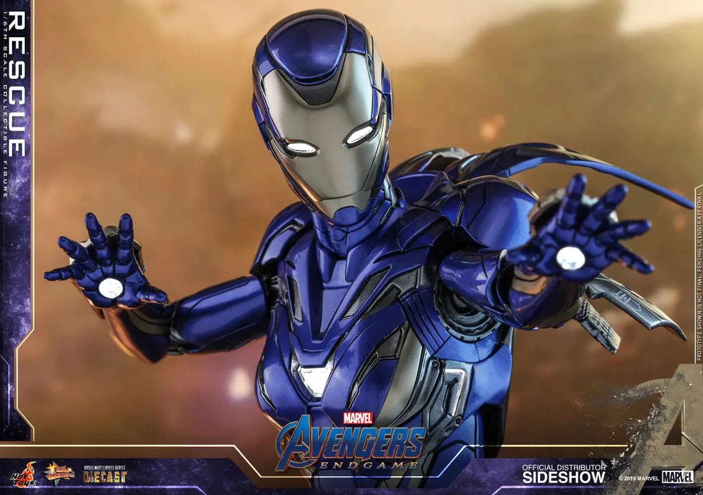 Avengers: Endgame Movie Masterpiece Series Diecast Action Figure 1/6 Rescue (Pepper Potts) 31 cm product photo