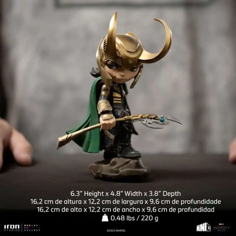 Avengers Infinity Saga Mini Co. PVC Figure Loki 15 cm termékfotó