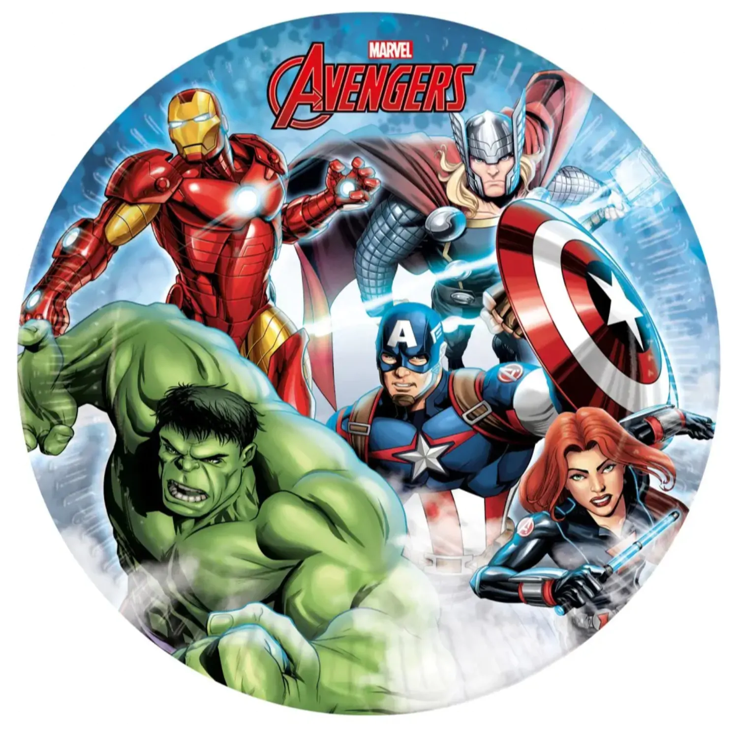 Avengers paper plate 8 pieces 23 cm product photo