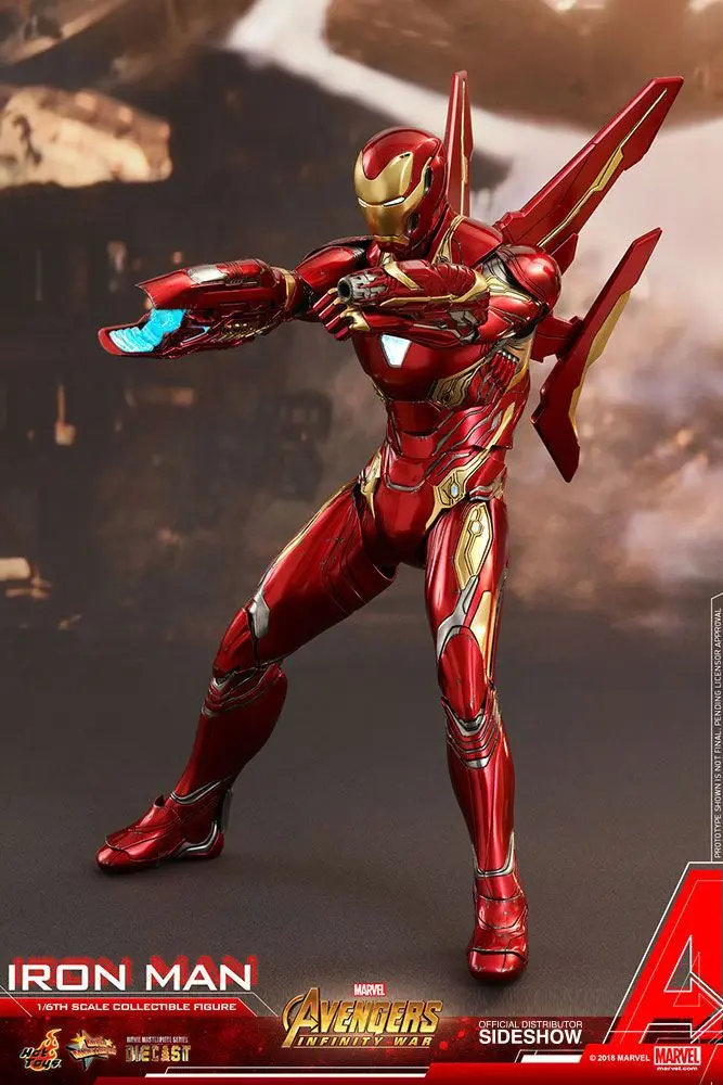 Avengers Infinity War Diecast Movie Masterpiece Action Figure 1/6 Iron Man 32 cm product photo