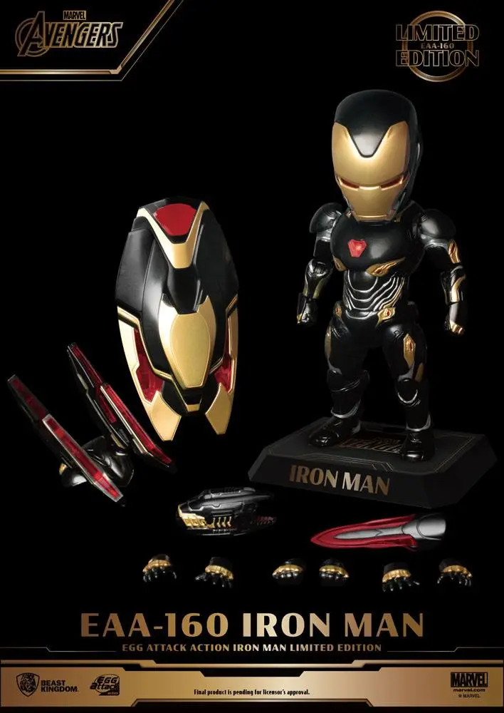 Avengers Infinity War Egg Attack Action Figure Iron Man Mark 50 Limited Edition 16 cm termékfotó